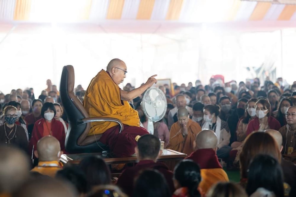Đức Đạt Lai Lạt Ma tiếp và giảng Pháp riêng cho Phật tử Việt Nam tại Bồ Đề Đạo Tràng 2