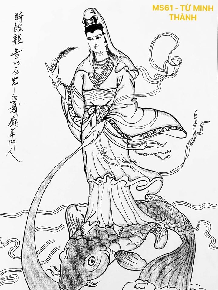 Tượng Bồ Tát Quán Thế Âm