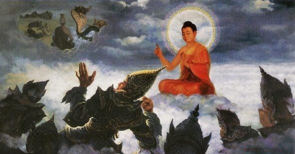 Minh họa về thời kỳ suy tàn của Phật pháp