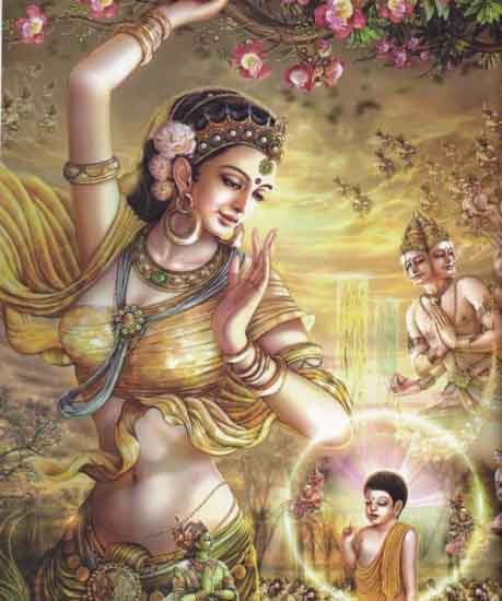 Thái tử đản sinh dưới gốc cây vô ưu