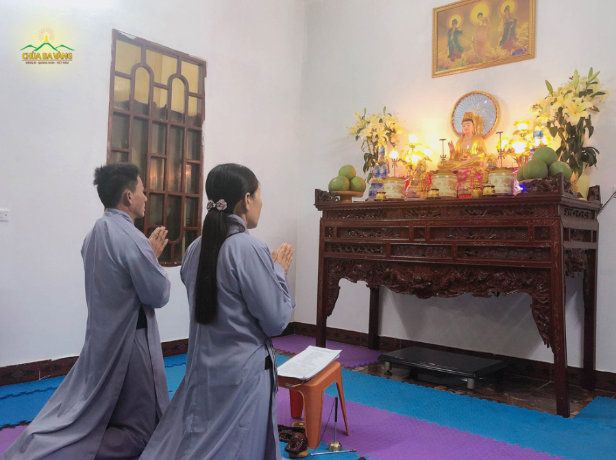 Tinh tấn tu tập và làm việc thiện theo lời Phật dạy để chuyển hóa nghiệp