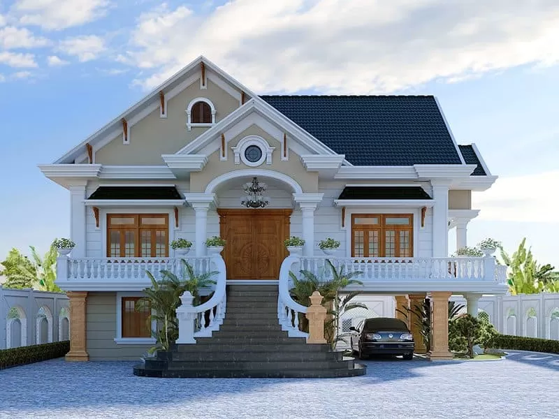 Phạm Hoang Ốc khi xây nhà