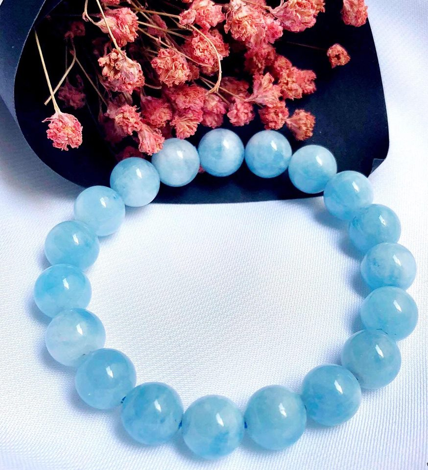 Vòng tay đá Aquamarine