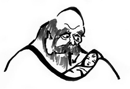 Thiền sư Hakuin và đứa bé