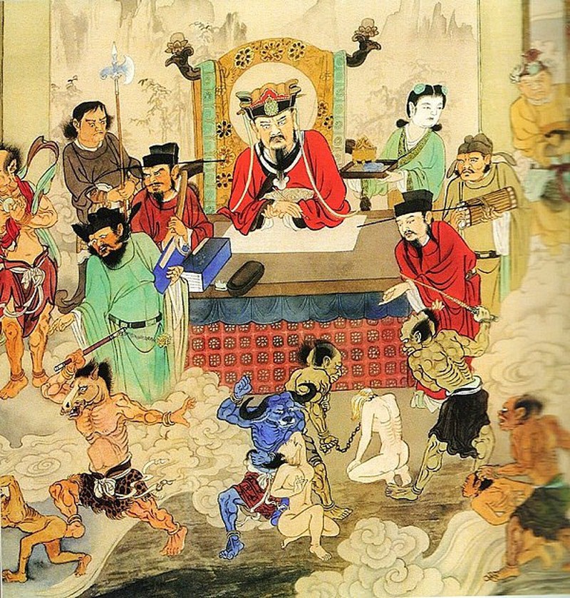 Hình ảnh minh họa về nghi lễ triệu thỉnh cô hồn