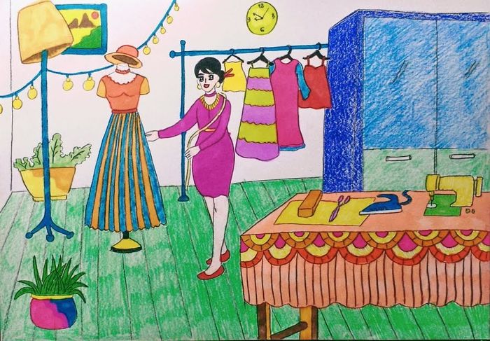 tranh ve de tai uoc mo dep nhat 044425791