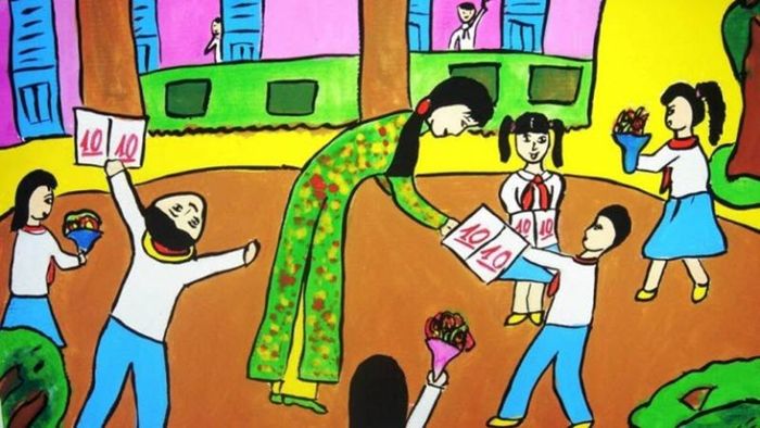 tranh ve de tai uoc mo dep 044426106