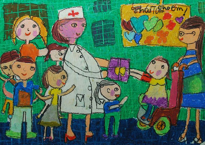 tranh ve uoc mo bac si 044430206