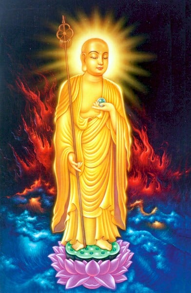 Tượng thờ Địa Tạng Bồ Tát