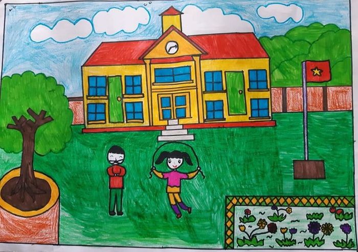 Bức tranh độc đáo về đề tài mơ ước ve tranh de tai mo uoc 011507550