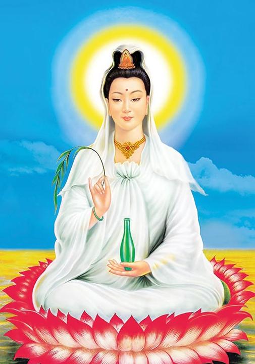 Bồ Tát Quán Thế Âm đánh thức chúng sinh