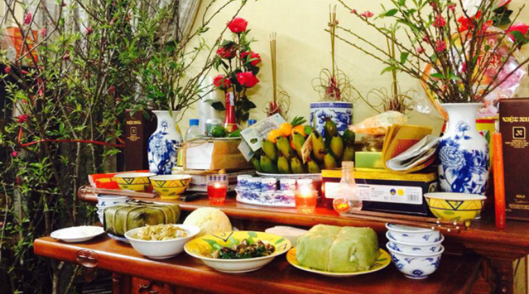 Mâm lễ cúng tất niên