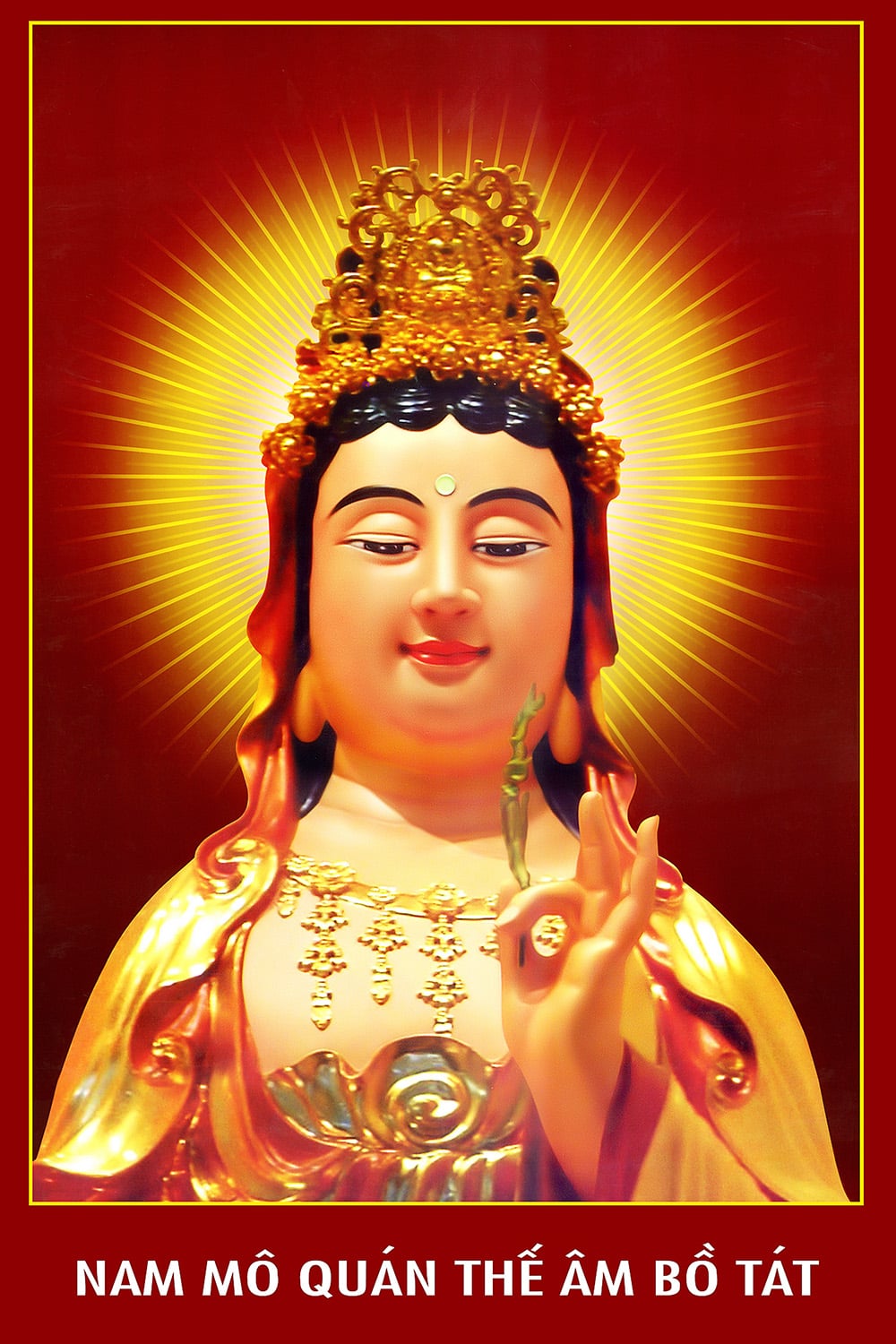 Quán Thế Âm Bồ Tát lắng nghe vũ trụ