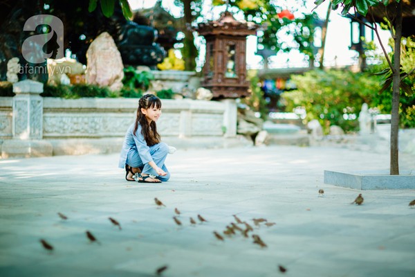 Đẹp thoát tục bộ ảnh của bé Phật tử 7 tuổi 5