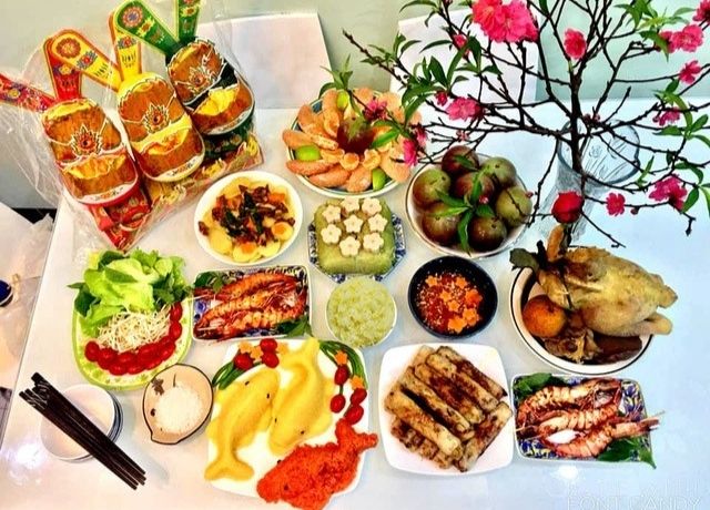 Mâm cỗ cúng ông Công ông Táo