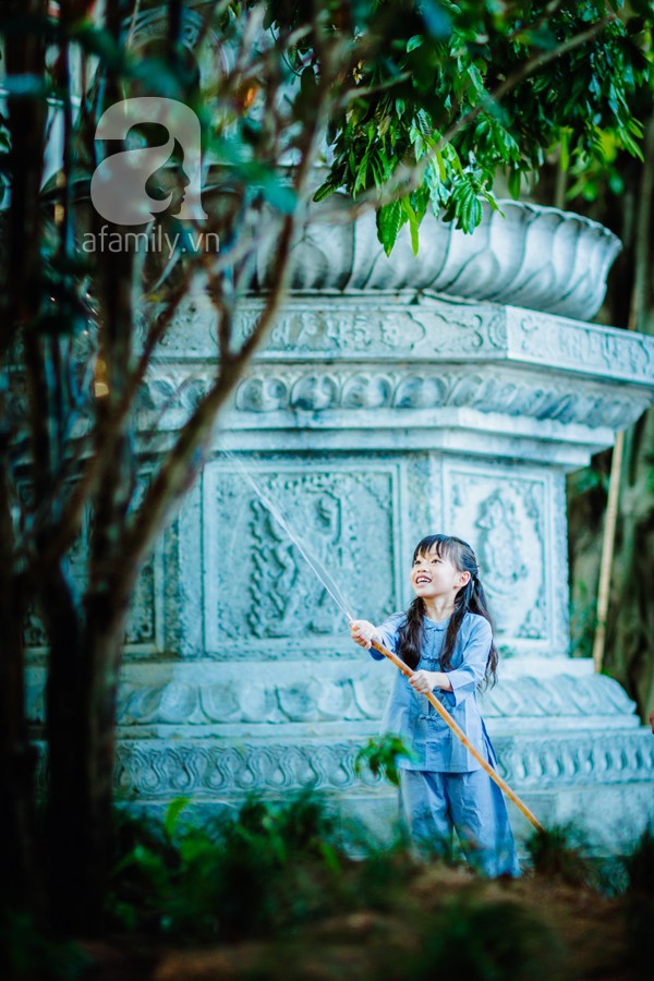 Đẹp thoát tục bộ ảnh của bé Phật tử 7 tuổi 6