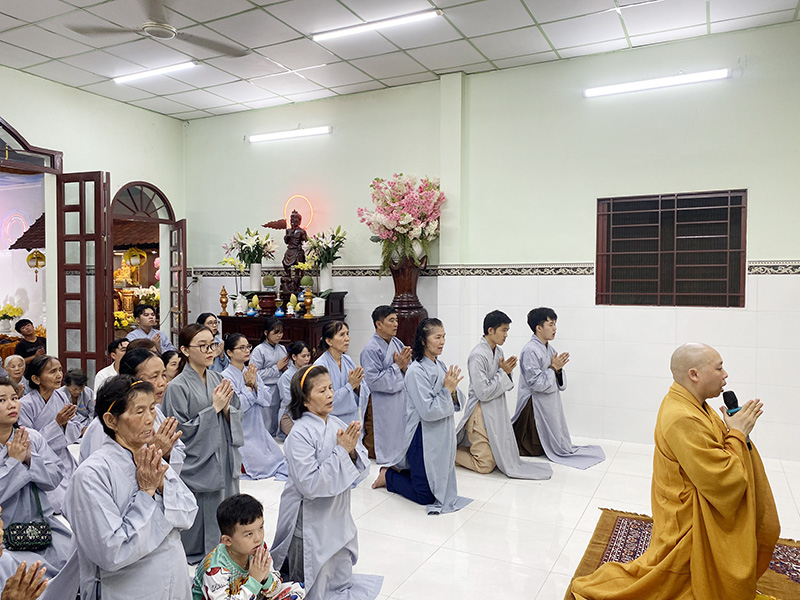 Ngôi chùa hình thành từ mảnh đất trống ở Củ Chi làm lễ an vị Phật 2