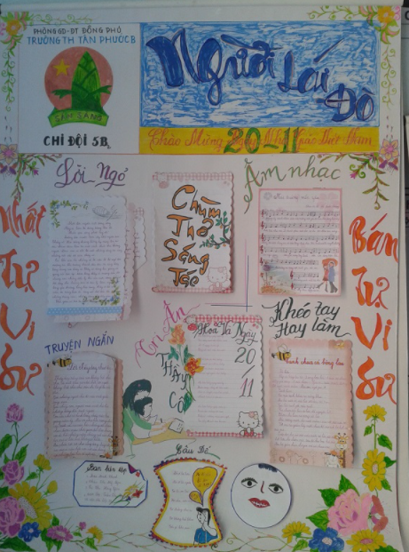 Báo tường ngày tết 1