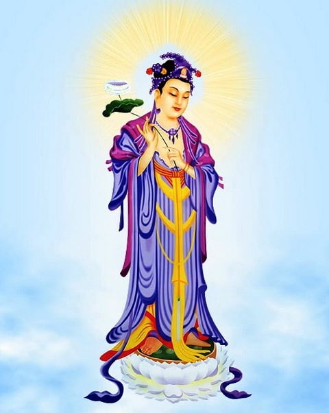 bo-tat-dai-the-chi-0954 Tên gọi và hình tượng của những vị Phật, Bồ tát thường gặp 5