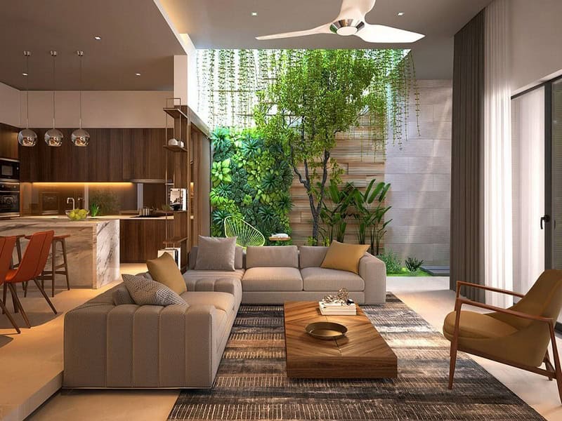 cach bo tri nha cua tranh xung khac tam tai