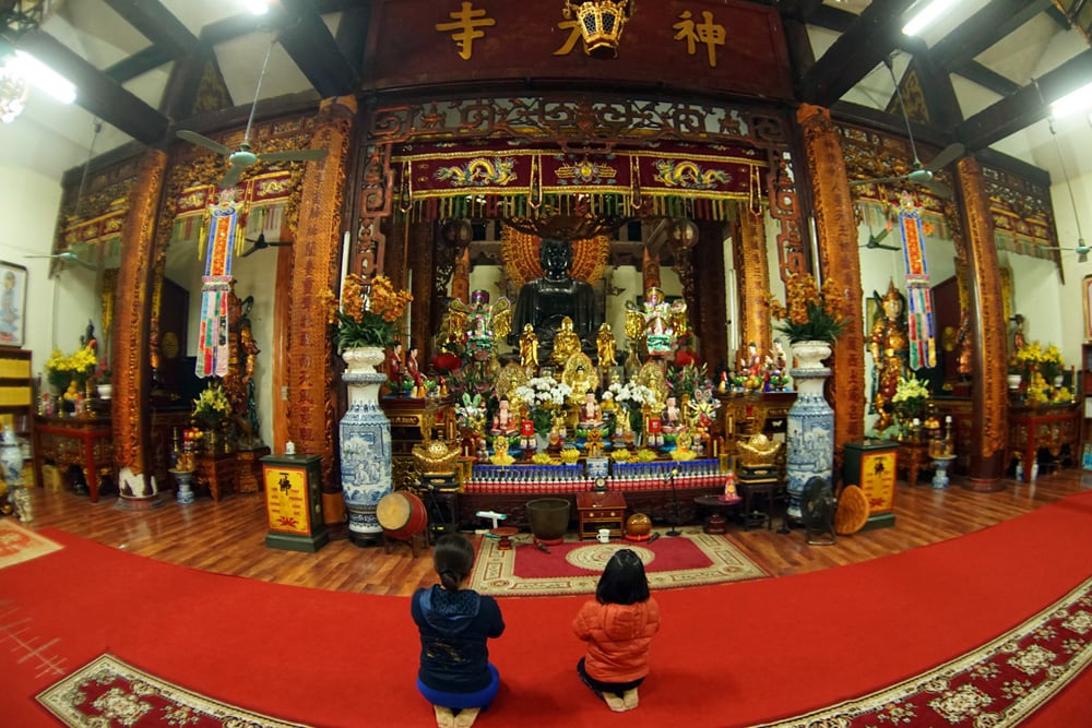 Chùa Ngũ Xá - Nơi an vị pho tượng Phật khổng lồ đặc biệt của Hà Nội 2