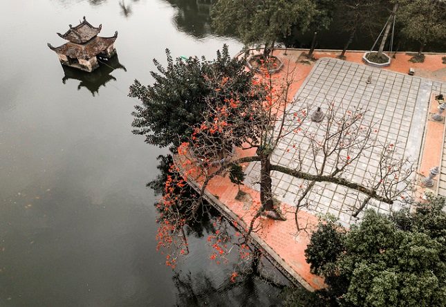 Khung cảnh thanh tịnh của chùa Thầy 5