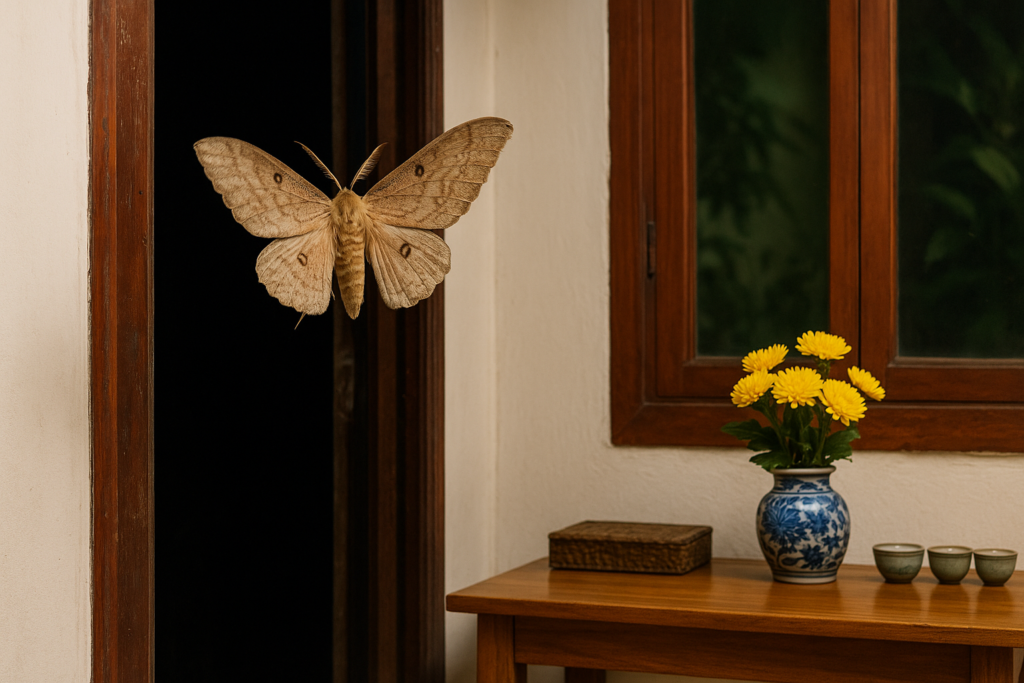 con ngai bay vao nha la diem gi giai ma y nghia tam linh va khoa hoc theo mau sac thoi diem xuat hien 0 1 1