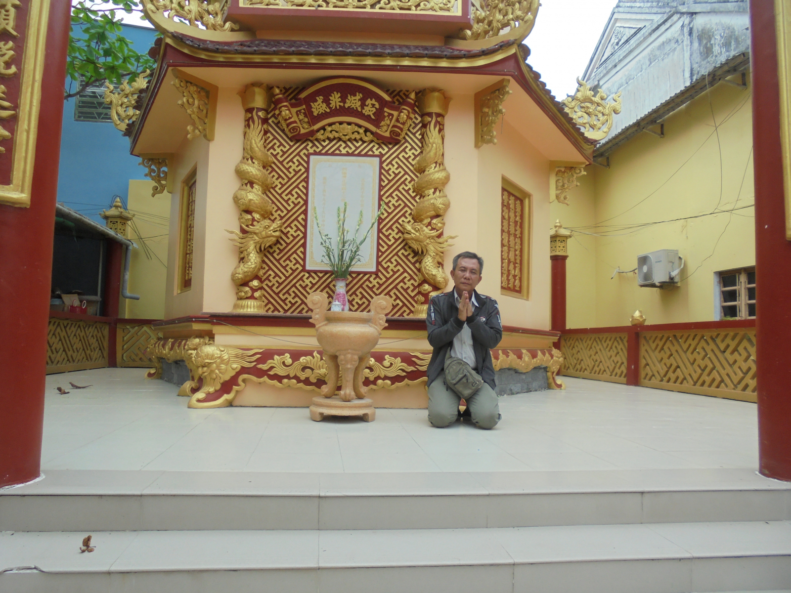 Vườn kinh đá tại chùa Phước Hậu.