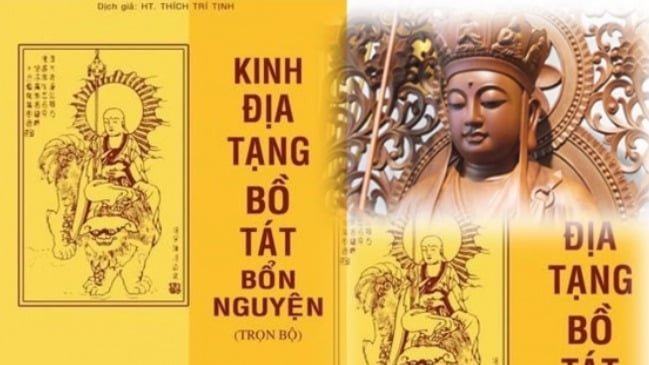 Kinh Địa Tạng phẩm bảy: Lợi ích cho cả người còn và người mất 2 kinh dia tang 1 1302 1