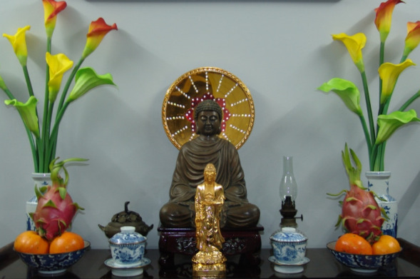 Những điều Phật tử nên biết khi lập bàn thờ Phật tại gia 1