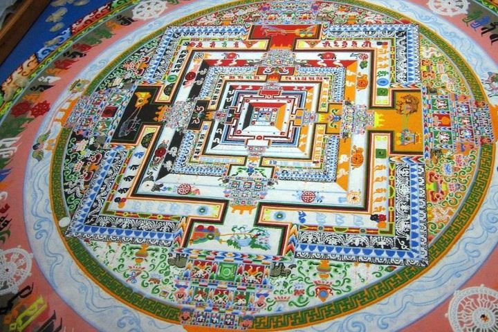 Tranh Mạn-đà-la cát nổi tiếng của Phật giáo Tây Tạng 3