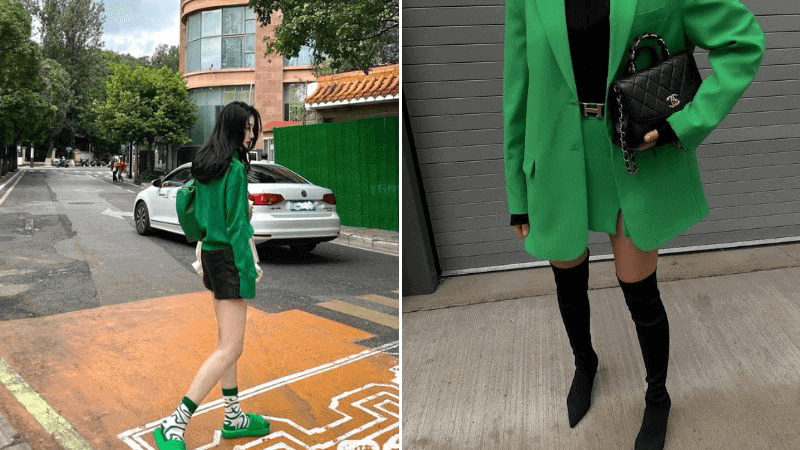 Trang phuc co mau xanh la thuong mang lai rat nhieu nang luong tich cuc cho nguoi sinh nam 1973