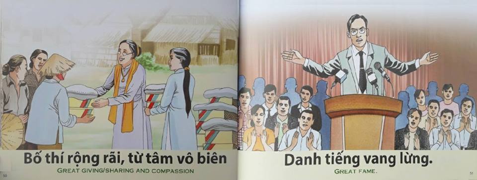 Minh họa về gieo nhân gặt quả