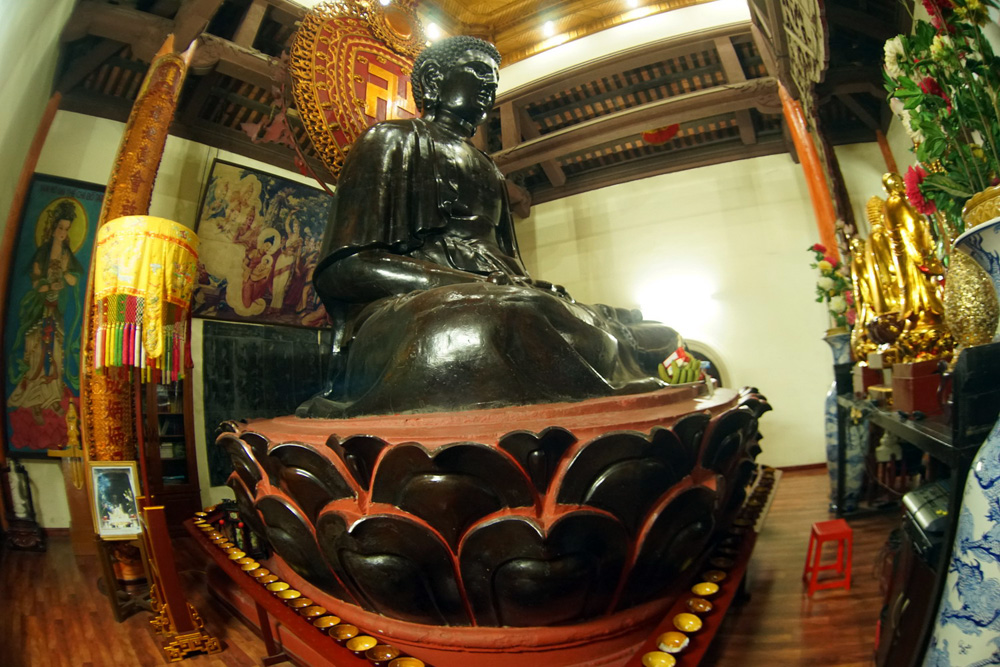 Chùa Ngũ Xá - Nơi an vị pho tượng Phật khổng lồ đặc biệt của Hà Nội 4