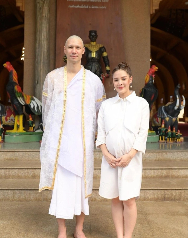 MC nổi tiếng của Miss Grand International 2021 xuống tóc xuất gia, tu hành báo hiếu 3