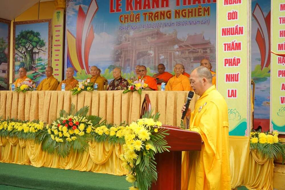 Đại lễ khánh thành chùa Trang Nghiêm, thành phố Pakse, tỉnh Champasak, Lào 16