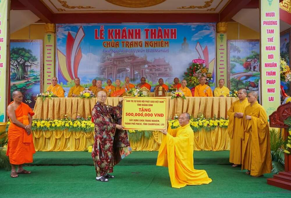 Đại lễ khánh thành chùa Trang Nghiêm, thành phố Pakse, tỉnh Champasak, Lào 10