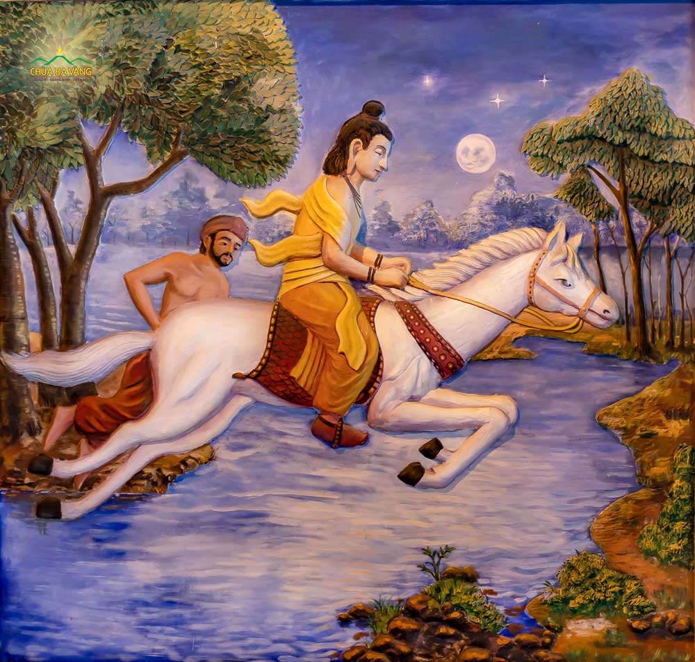 xuat-gia-0858 Tái hiện cuộc đời Đức Phật Thích Ca qua tranh (I) 13