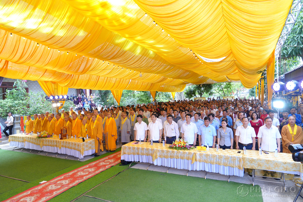 Thái Bình: BTS GHPGVN huyện Tiền Hải tổ chức Đại lễ Phật đản tại chùa Thiên Bảo 2