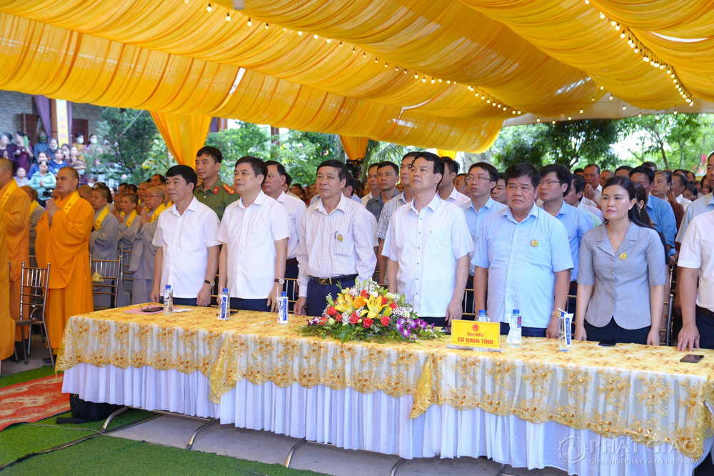 Thái Bình: BTS GHPGVN huyện Tiền Hải tổ chức Đại lễ Phật đản tại chùa Thiên Bảo 3